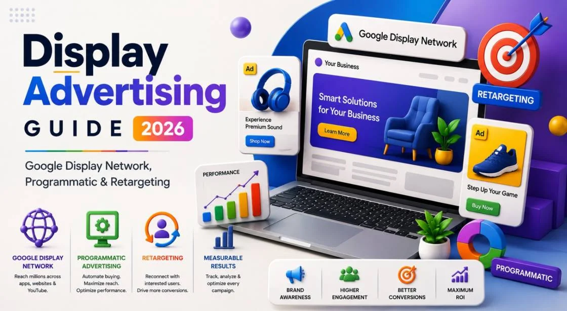 Display Advertising Guide 2026: Google Display Network, Programmatic & Retargeting