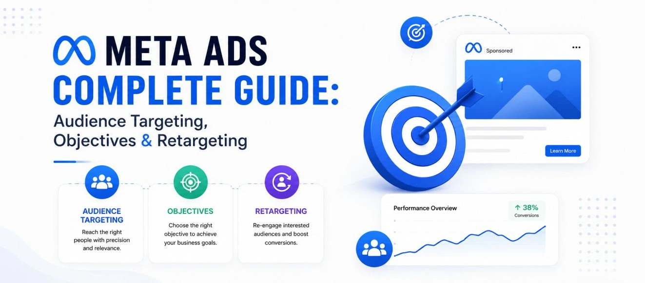 Meta Ads Complete Guide: Audience Targeting, Objectives & Retargeting