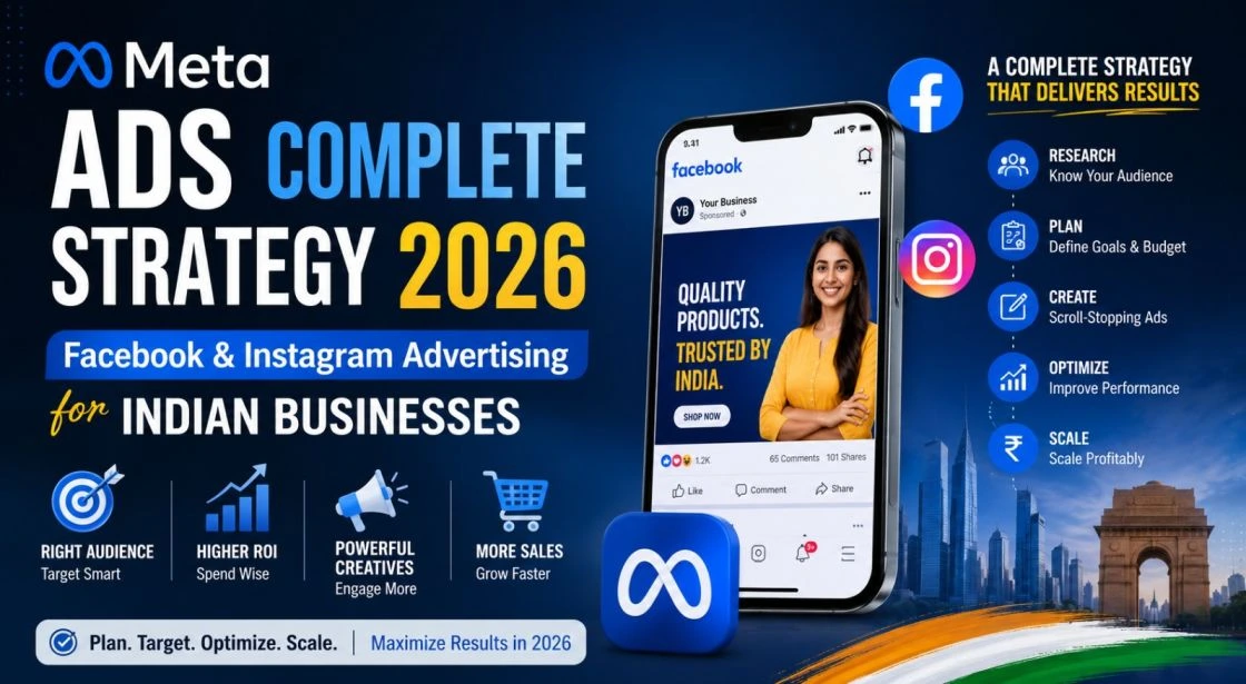 Meta Ads Complete Strategy 2026: Facebook & Instagram Advertising for Indian Businesses
